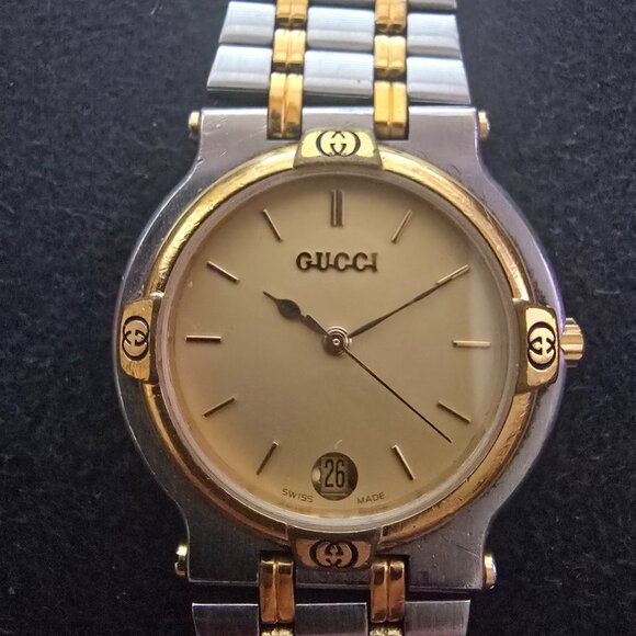 Gucci 9000M N Vintage Men's Watch Swiss Made - Picture 1 of 8